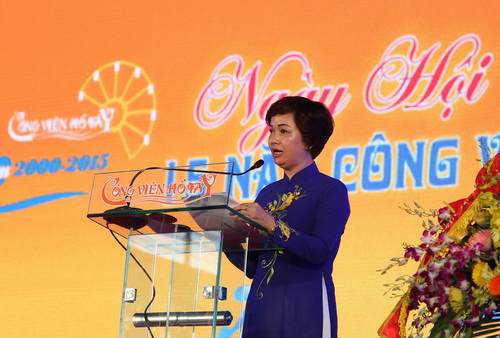 Công viên Hồ Tây miễn phí vé vào cửa ngày khai hè ảnh 1